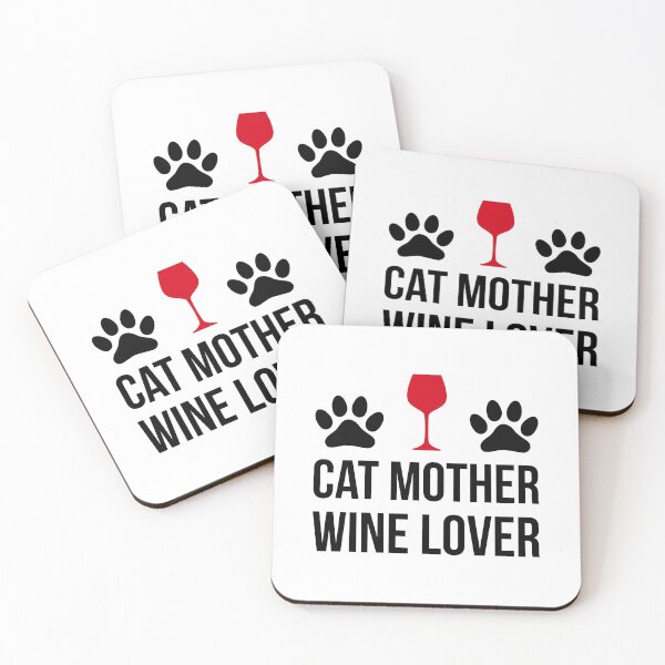Item preview, Cat mother wine lover designed and sold by GoldenDov.