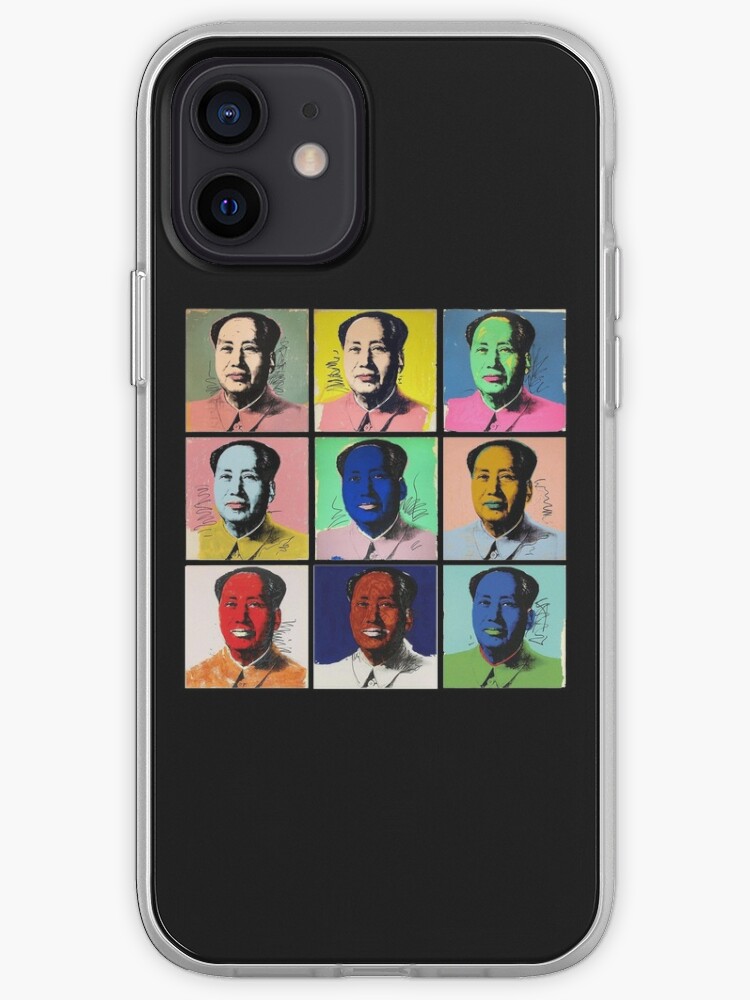 Mao Zedong Andy Warhol Pop Art Artist Portrait Seamless Wallpaper Iphone Case By Ibljutiy Redbubble