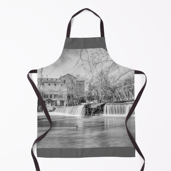 Item preview, Historic Ozark Mill and Dam Grayscale designed and sold by mljdwhite.