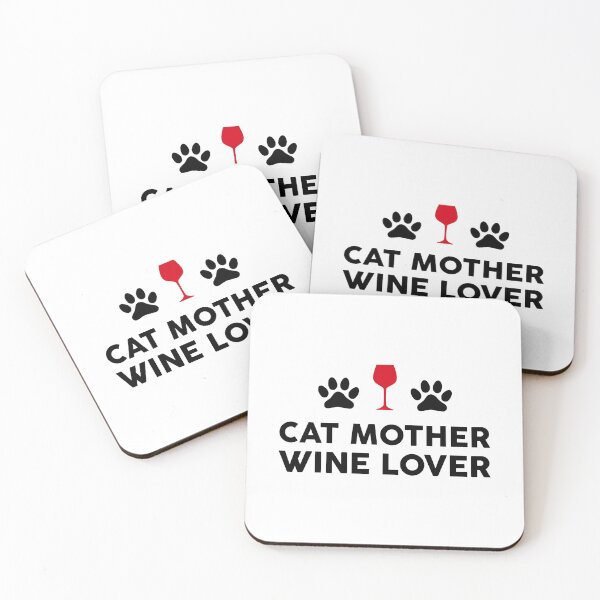 Item preview, Cat mother wine lover designed and sold by GoldenDov.