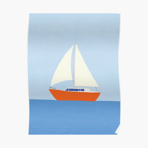 Sailing boat Poster