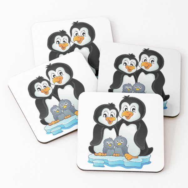 Item preview, Cute Penguins Family Arctic Snow Winter Antarctica designed and sold by treasure-crafts.