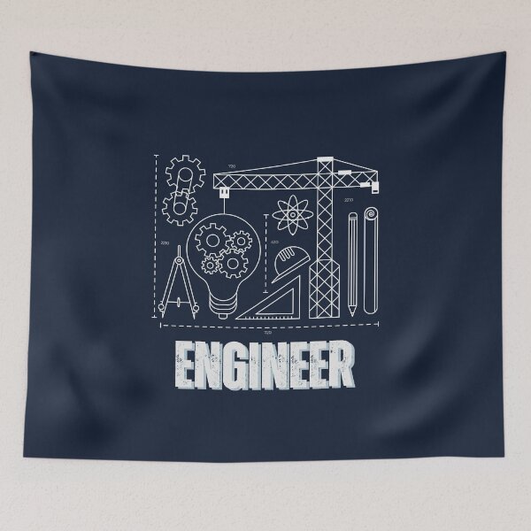 Item preview, Cool Engineer Design designed and sold by ToySenTrends.
