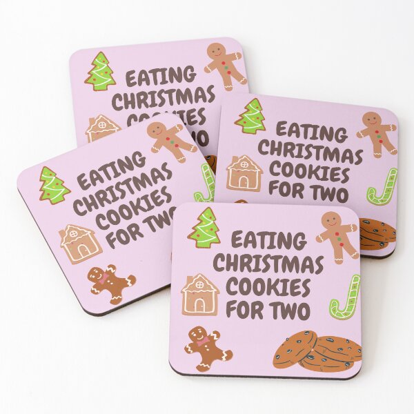 Item preview, Eating Christmas Cookies For Two designed and sold by BhavyaBathla.