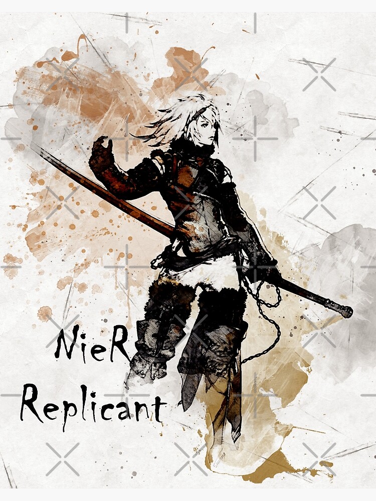 NieR Replicant - Protagonist *Watercolor* Poster for Sale by