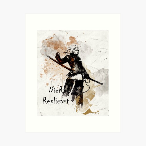 NieR Replicant - Protagonist *Watercolor* Poster for Sale by