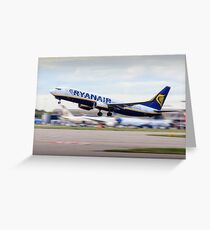 Ryanair 737-800 Take-Off Greeting Card