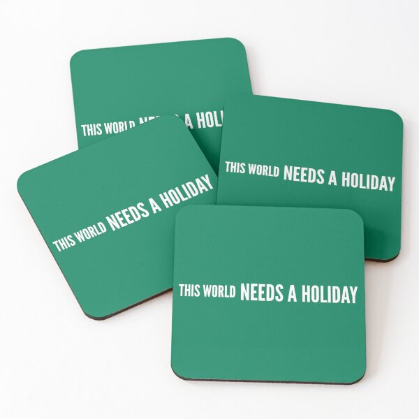 Item preview, This World Needs A Holiday T-Shirt Funny Birthday Gift ideas T-Shirt designed and sold by Aleekr1.