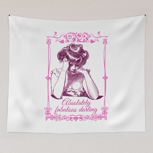 Item preview, Absolutely fabulous darling - Absolutely fabulous darling - pink designed and sold by My-Queens-Store.