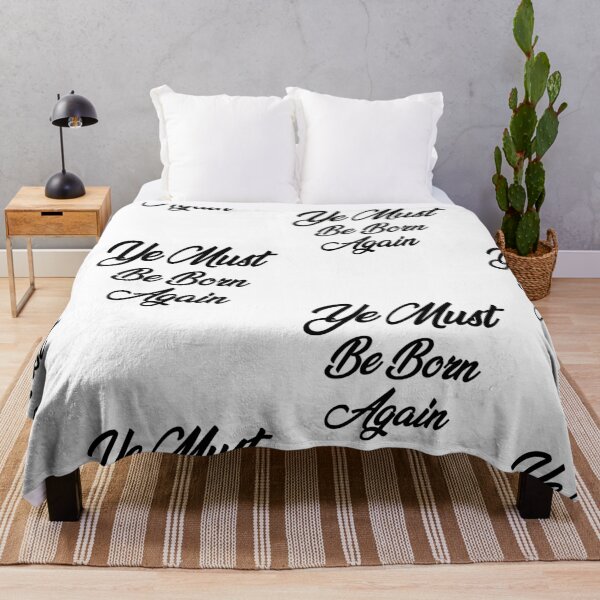 Item preview, Ye Must Be Born Again Scripture Quote designed and sold by AritraSur.