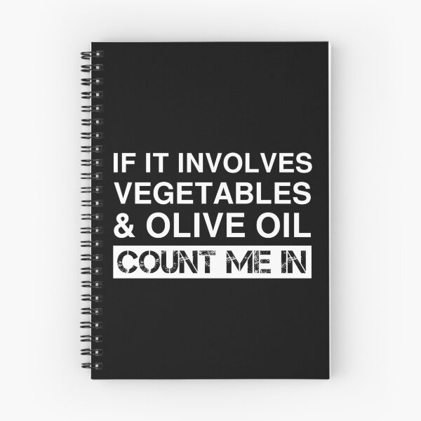 Item preview, Funny Vegetables And Olive Oil Healthy Food designed and sold by Creekman Designs.