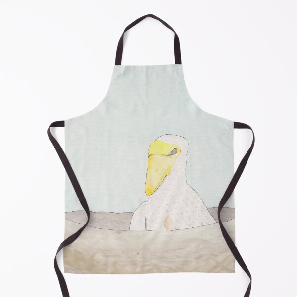 Item preview, Wood Stork chick bird painting designed and sold by TheWaterBirds.