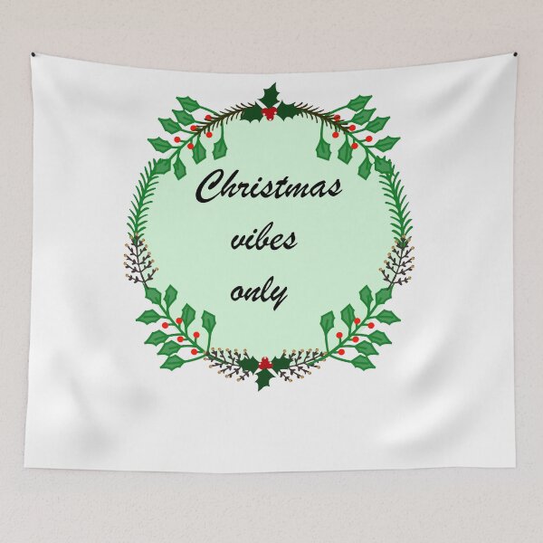 Item preview, Christmas Vibes only(light lime) designed and sold by Tomi018.