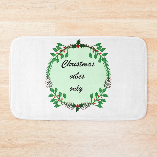Item preview, Christmas Vibes only(light lime) designed and sold by Tomi018.