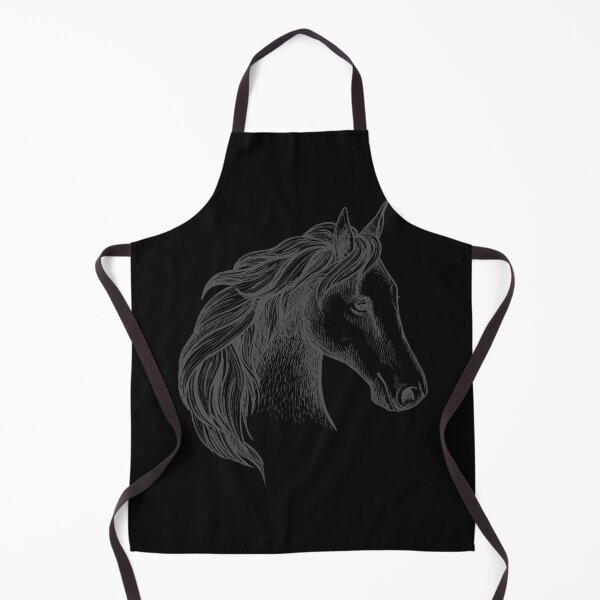 Item preview, Black and White Horse designed and sold by chark70.