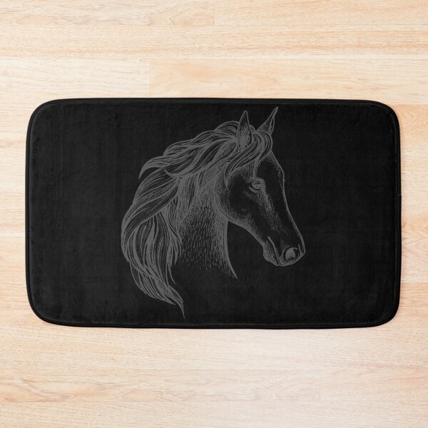 Item preview, Black and White Horse designed and sold by chark70.