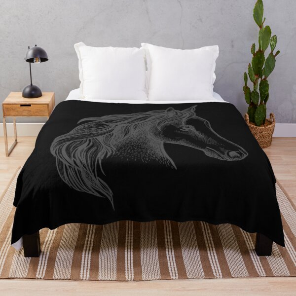 Item preview, Black and White Horse designed and sold by chark70.