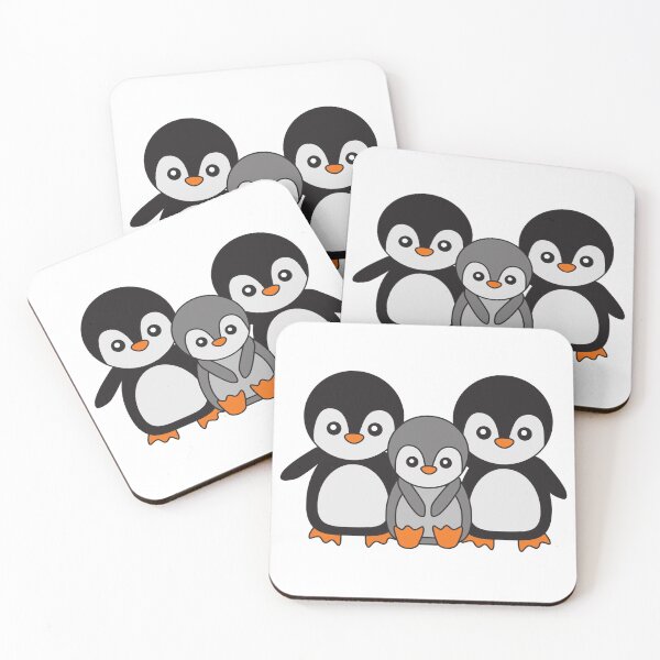Item preview, Cute Penguins Family Arctic Snow Winter Antarctica designed and sold by treasure-crafts.