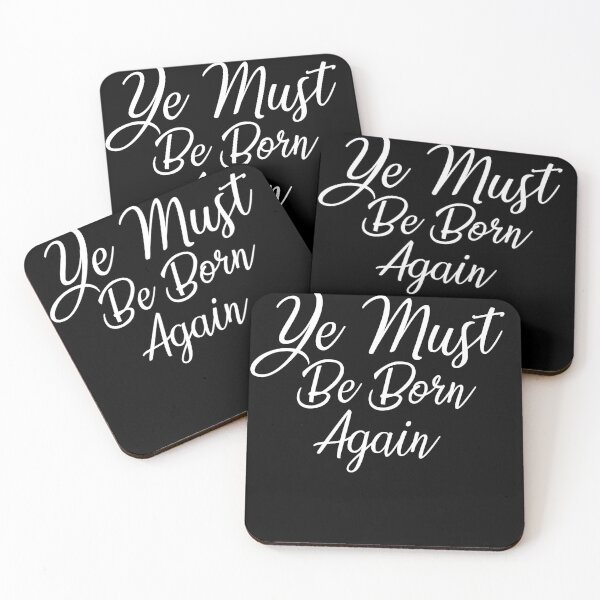 Item preview, Ye Must Be Born Again Scripture Quote designed and sold by AritraSur.