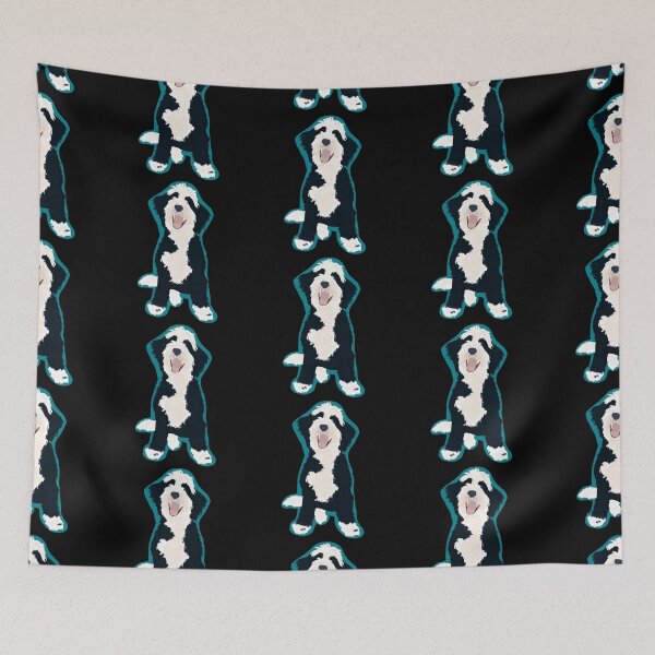 Item preview, Teal Bernedoodle designed and sold by wishfulwags.