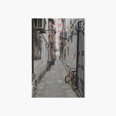 Back Alley Art Board Prints Redbubble