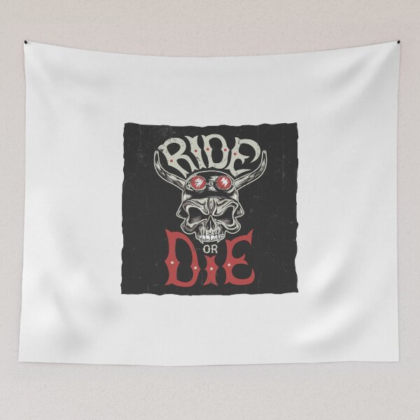 Item preview, Ride or Die Motorcycle designed and sold by MisterGooseShop.