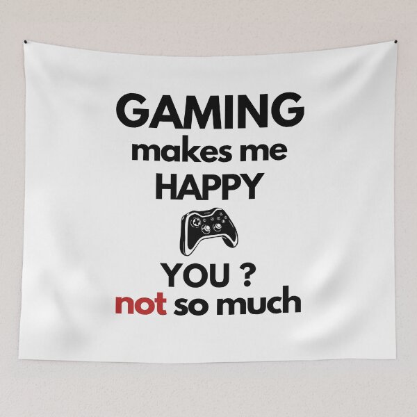 Item preview, gaming makes me happy you not so much designed and sold by EclairVanilla.