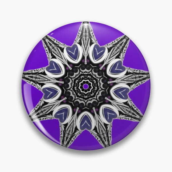 Item preview, Biomech Mandala Kaleidoscope nine point star designed and sold by IMNIUM.