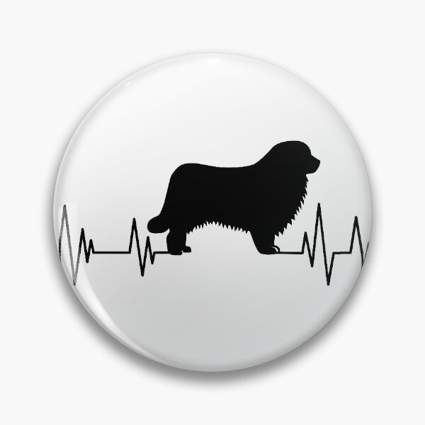 Item preview, Newfoundland Heartbeat dog Heartbeat Newfoundland Silhouette designed and sold by ELmezz.