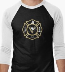 Pittsburgh Fire - Penguins style Men's Baseball ¾ T-Shirt