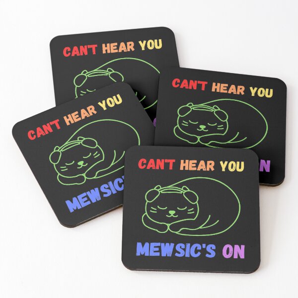 Item preview, Can't Hear You Cat - Pride Cat Music - Mewsic designed and sold by WonderWear.