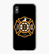 Boston Fire - Bruins style iPhone Case