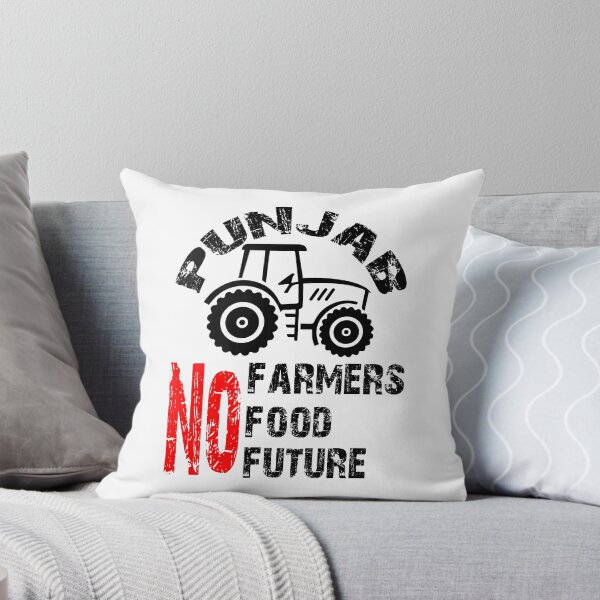 Item preview, No Farmers No Food  Punjab Farmers,Funny Shirt punjab designed and sold by seritik.