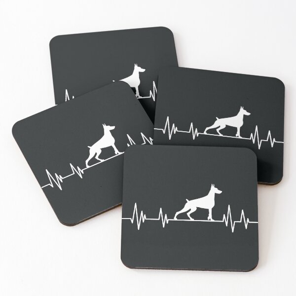 Item preview, doberman Heartbeat dog Heartbeat doberman Silhouette designed and sold by ELmezz.
