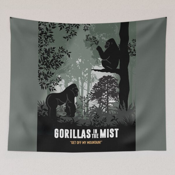 Item preview, Gorillas in the Mist - Alternative Movie Poster designed and sold by MoviePosterBoy.