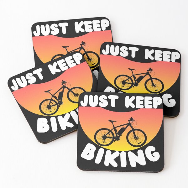 Item preview, Just Keep Biking designed and sold by Vibing-Right.