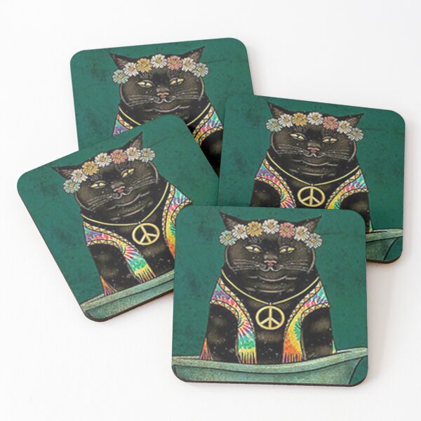Item preview, Cat Take Bath You Dirty Hippie designed and sold by frimskait.