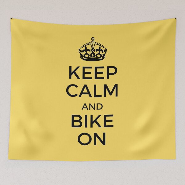 Item preview, Keep Calm And Bike On designed and sold by vibrantyy.