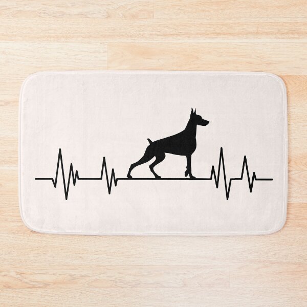 Item preview, doberman Heartbeat dog Heartbeat doberman Silhouette designed and sold by ELmezz.