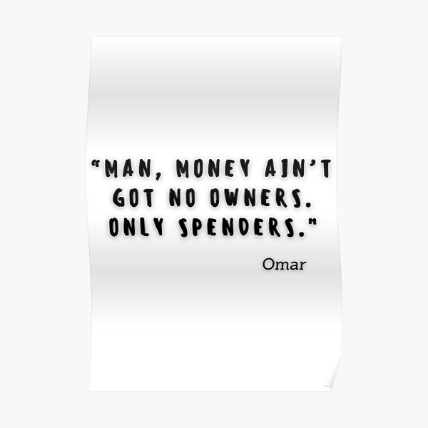 Omar Little Posters Redbubble