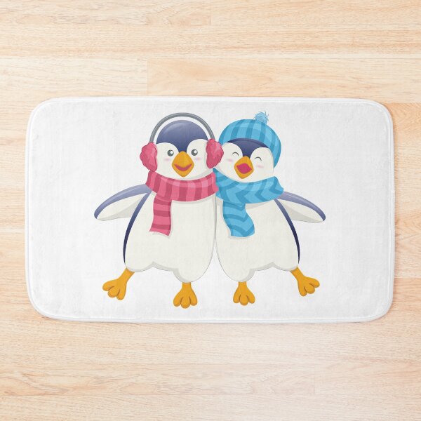 Item preview, Penguin Friends Enjoying Antarctica Winter Snow Sports designed and sold by treasure-crafts.