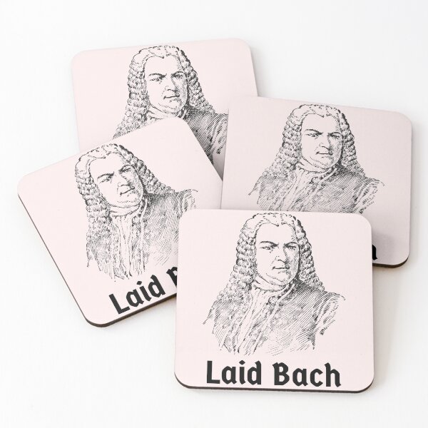 Item preview, Laid Bach Laid Back Johann Sebastian Bach German Composer designed and sold by Time4German.