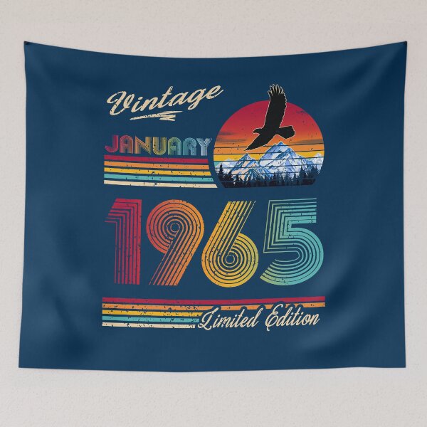 Item preview, January 1965 Birthday designed and sold by GreenSplash.
