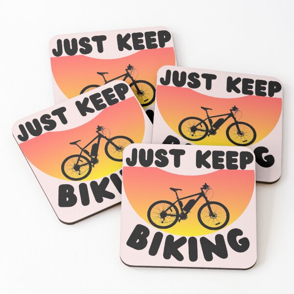 Item preview, Just Keep Biking designed and sold by Vibing-Right.