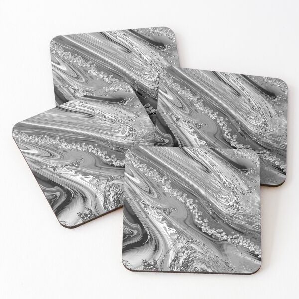 Item preview, Dark Stone Marble & Crushed Diamantés designed and sold by ReesDesigns.
