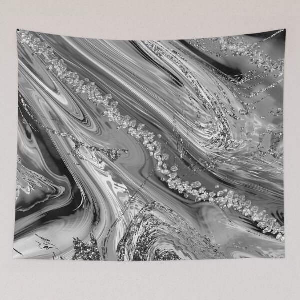 Item preview, Dark Stone Marble & Crushed Diamantés designed and sold by ReesDesigns.