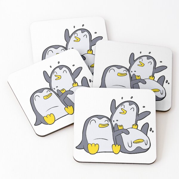Item preview, Penguin Friends Enjoying Antarctica Winter Snow Sports designed and sold by treasure-crafts.