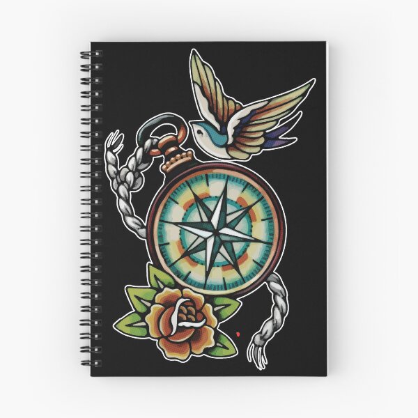 Item preview, compass bird designed and sold by talvutattoo.