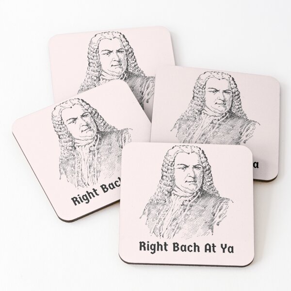 Item preview, Johann Sebastian Bach Right Back at Ya Funny German Composer designed and sold by Time4German.