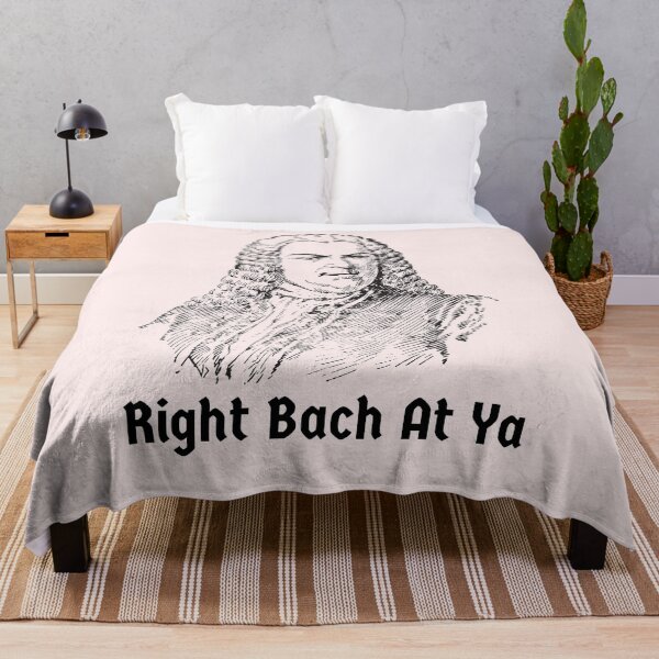 Item preview, Johann Sebastian Bach Right Back at Ya Funny German Composer designed and sold by Time4German.
